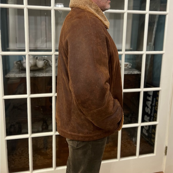 Aston New York 100% Genuine Shearling Leather Jacket - Picture 2 of 9